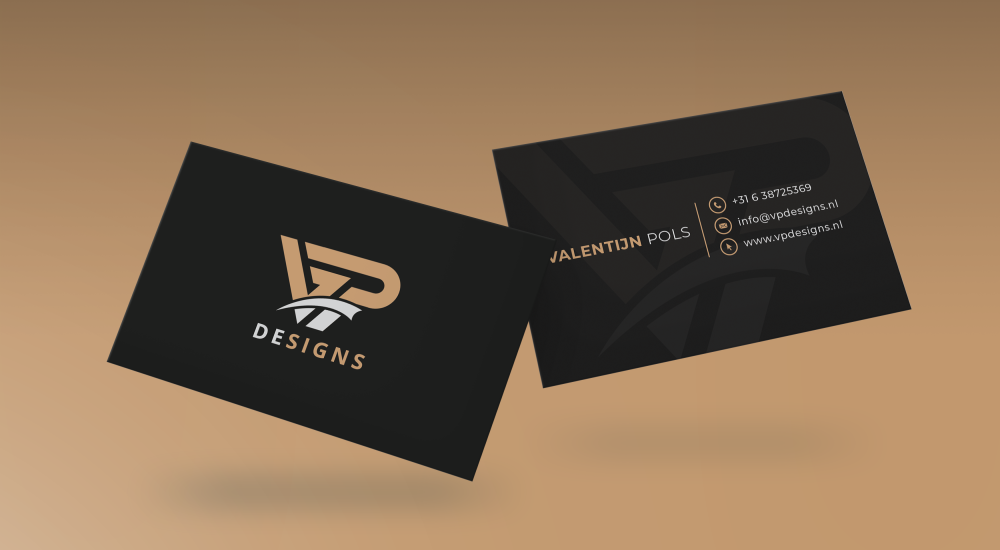 VPDesigns Visitekaart Mockup